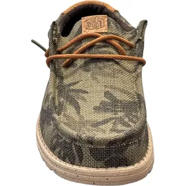 HEYDUDE Wally Palm Jute Herren Burnt Olive/Ginger Brown 43