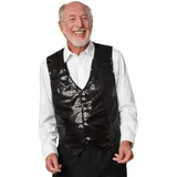Tectake tectake® Pailletten-Weste Herren