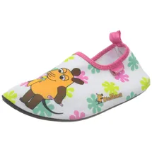 Playshoes Wassersportschuh Weiß/Rosa 18
