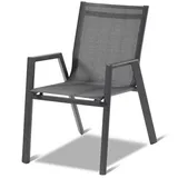 Hartman Aruba Stapelsessel, xerix/anthrazit, Alu/Textilene, 75x55x88cm