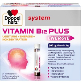 Doppelherz System Vitamin B12 Plus Trinkampullen 30 x 25 ml