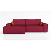 Mebloland Ecksofa TOR mit Schlaffunktion. Farbe: Red. - Rot