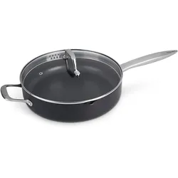 ZYLISS Schmorpfanne ULTIMATE PRO 28 cm Glasdeckel Antihaftbeschichtung PFOA-frei
