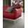 W.Schillig Couch Leder 2-Sitzer Rot