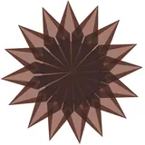 Faltblätter Transparentpapier, 14 x 14 cm, 42g/qm, 100 Blatt (Braun)