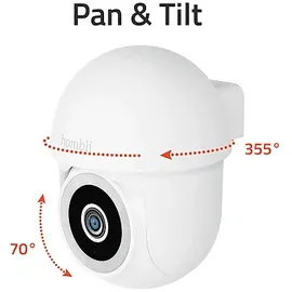 Hombli Pan & Tilt Cam 2K Weiß