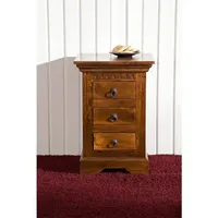 Massivmoebel24 Nachttisch Akazie 40x38x59 honig lackiert OXFORD #0502 |