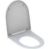 GEBERIT One WC-Sitz 243989JT2 Designabdeckung chrom, weiß matt