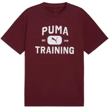 Puma M Graphics Train Logo Relaxed Tee rot S