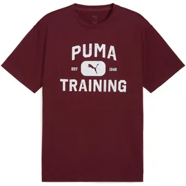 Puma M Graphics Train Logo Relaxed Tee rot S