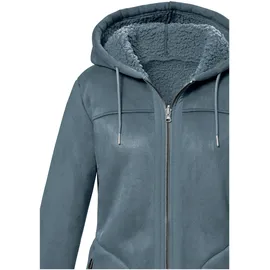 G.I.G.A. DX by killtec Damen Wendeparka/Parka in Wildlederoptik mit Kapuze GW 63 WMN PRK, 36, blau, sturmblau,