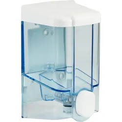 SANISMART Seifenspender ZAHRA Blau transparent nachfüllbar