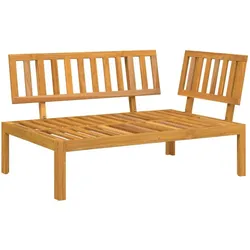 vidaXL Garten-Ecksofa aus Paletten Massivholz Akazie