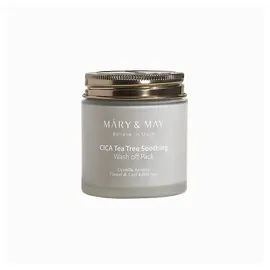 mary & may CICA Tea Tree Soothing Wash Off Pack Gesichtsmaske 125 g