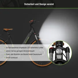 Sachsenrad C5 Centro 27,5 Zoll RH 48 cm Damen schwarz