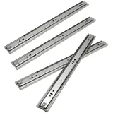 Ansobea Schubladenschienen 500mm, Kugelführungen mit 45 kg Tragkraft Vollauszüge, Schubladenauszug Teleskopschiene, Volle Stretchgröße 1000mm, 2 Paar (4 Stück)