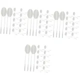 4 Sätze Elektrodenfolie Massagematte Klebesticker Vliestücher Hautpflege Massage Pad Professionelle Therapiepads Massagekissen Für Den Haushalt Selbstklebend Weiß 10 Stück * 4 FRCOLOR