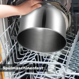 OEM Edelstahl Rührschüssel 4,5Q silber