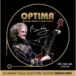2028BM Goldsaiten E-Gitarre Brian-May