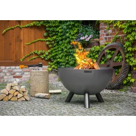 Cook King Feuerschale KONGO Ø 85 cm Schwarz