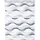 K-HOME Doppelrollo Madrid 95 x 150 cm Wellen grau/weiß