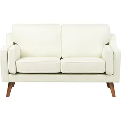 2-Sitzer Sofa cremeweiß LOKKA