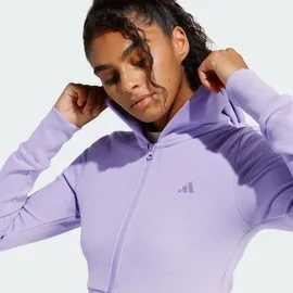 adidas Seasonal Essentials French Terry Sweatjacke Damen KC3891 - magic lilac S
