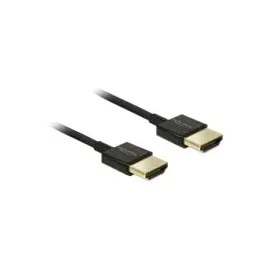 DeLock HDMI Anschlusskabel HDMI-A Stecker HDMI-A Stecker 0,25 m Schwarz