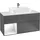 Villeroy & Boch Finion Waschbeckenunterschrank F16 1200x603x501mm Anthrazit/Eiche Weiss