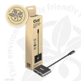 Club 3D Displayport-Adapter 4K60Hz Schwarz
