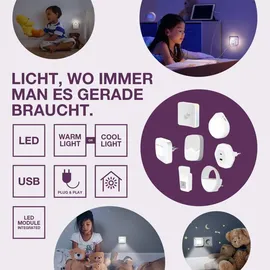 Osram Lunetta Round White 4099854530616 LED-Nachtlicht Warmweiß Weiß