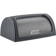 Michelino Brotkasten in Rattanoptik Anthrazit,