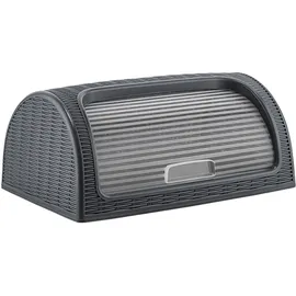 Michelino Brotkasten in Rattanoptik Anthrazit,
