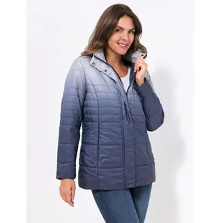 CENTIGRADE Steppjacke Stehkragen 2-Wege-Zipper Farbverlauf