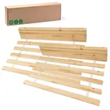 Lattenrost 160x200 cm - Rollrost Rolllattenrost 14 Holzlatten Tannenholz Roll Lattenrost ( 80 x 200cm 2er Set) Erwachsenen und Kinder-Bett unverste...