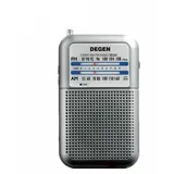 De-333 Mini-tragbares Radio, Transistorradio Mit Fm-taste Und Signalstärkeanzeige, Austauschbare Batterie (aaa)