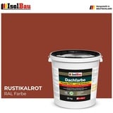 Dachfarbe Sockelfarbe Rustikalrot 20 kg Fassadenfarbe RAL Farbe Polymermembran