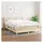 vidaXL Boxspringbett 140 x 200 cm Creme