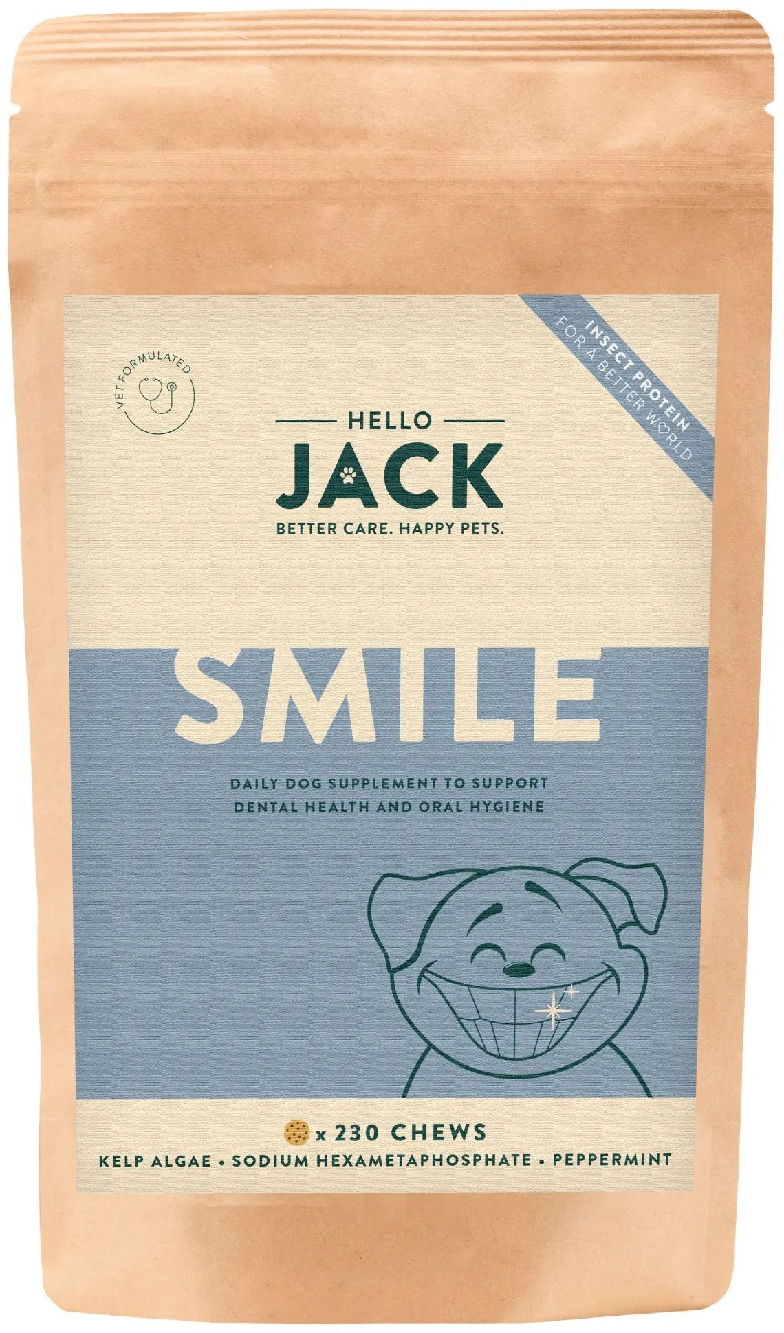 HELLO JACK Smile Complément alimentaire pour chien 200 g Aliment
