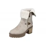 Rieker Damen Klassische Stiefel Y8582, Frauen Stiefel,uebergangsschuhe,langschaftstiefel,gefüttert,reißverschluss,Boots,beige (60),41 EU / 7.5 UK - 41 EU