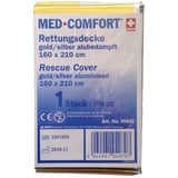 MD Rettungsdecke MED Comfort 210 x 160 cm gold/silber 10 St.