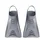 ZONE3 Herren Silikon V-Flex Ergo Schwimmtraining Flossen, Silber, EU 36-37