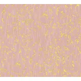 KUNSTLOFT Vliestapete Versailles 4 0.53x10.05 m, Leicht glänzend, lichtbeständige Design Tapete rosa