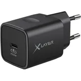 XLayer 20W USB C Ladegerät mit Power Delivery Schwarz Schnellladen passend für iPad iPhone 13 Mini 13 Pro Max 12 11 SE XS, Android Geräte Tabs Power Adapter Ladeadapter Ladestecker Netzteil Charger