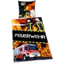 Herding Feuerwehr Notruf 135 x 200 cm + 80 x 80 cm