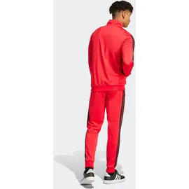 adidas SPORTSWEAR BASIC 3 STRIPES TRICOT TRACKSUIT, pure ruby, XXL