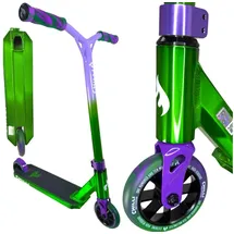 Chilli Pro Scooter Jumpstart S transparent Grün/Lila