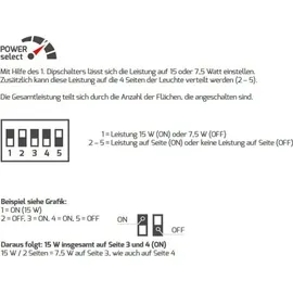dotlux LED-Pollerleuchte Aluminium, Glas 20 cm 7,5/15 W inkl. LED-Lampe