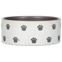 Nobby Hunde Keramiknapf PATA, creme / grau Ø15,0 X 6,0 cm, 1 Stück