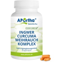 APOrtha® Ingwer-Curcuma-Weihrauch-Komplex - vegane Kapseln 60 St